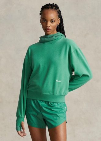 Yeşil Kadın Ralph Lauren Polar Yuvarlak Yaka Sweatshirt