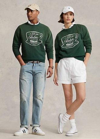 Yeşil Kadın Ralph Lauren Ralph’s Kahve Yuvarlak Yaka Sweatshirt