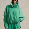 Yeşil Kadın Ralph Lauren Ripstop-trim Yüksek Tüylü Polar Kazak Sweatshirt Yeşil Kadın Ralph Lauren Ripstop-trim Yüksek Tüylü Polar Kazak Sweatshirt