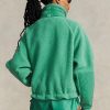 Yeşil Kadın Ralph Lauren Ripstop-trim Yüksek Tüylü Polar Kazak Sweatshirt Yeşil Kadın Ralph Lauren Ripstop-trim Yüksek Tüylü Polar Kazak Sweatshirt