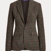 Zeytin/Kahverengi Kadın Ralph Lauren Parker Kareli Ekose Tweed Ceketler Zeytin/Kahverengi Kadın Ralph Lauren Parker Kareli Ekose Tweed Ceketler