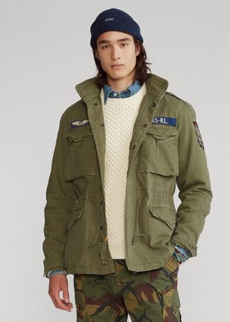 Zeytin Mavisi Erkek Ralph Lauren The Iconic Field Ceketleri