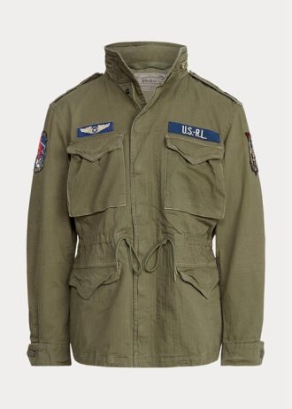 Zeytin Mavisi Erkek Ralph Lauren The Iconic Field Ceketleri