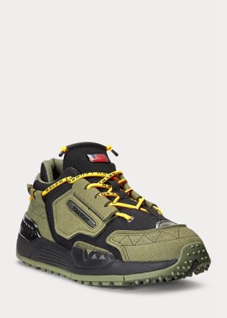 Zeytin/Siyah Erkek Ralph Lauren PS200 Spor Ayakkabı